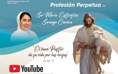 Profesión perpetua de Sor María Sarango